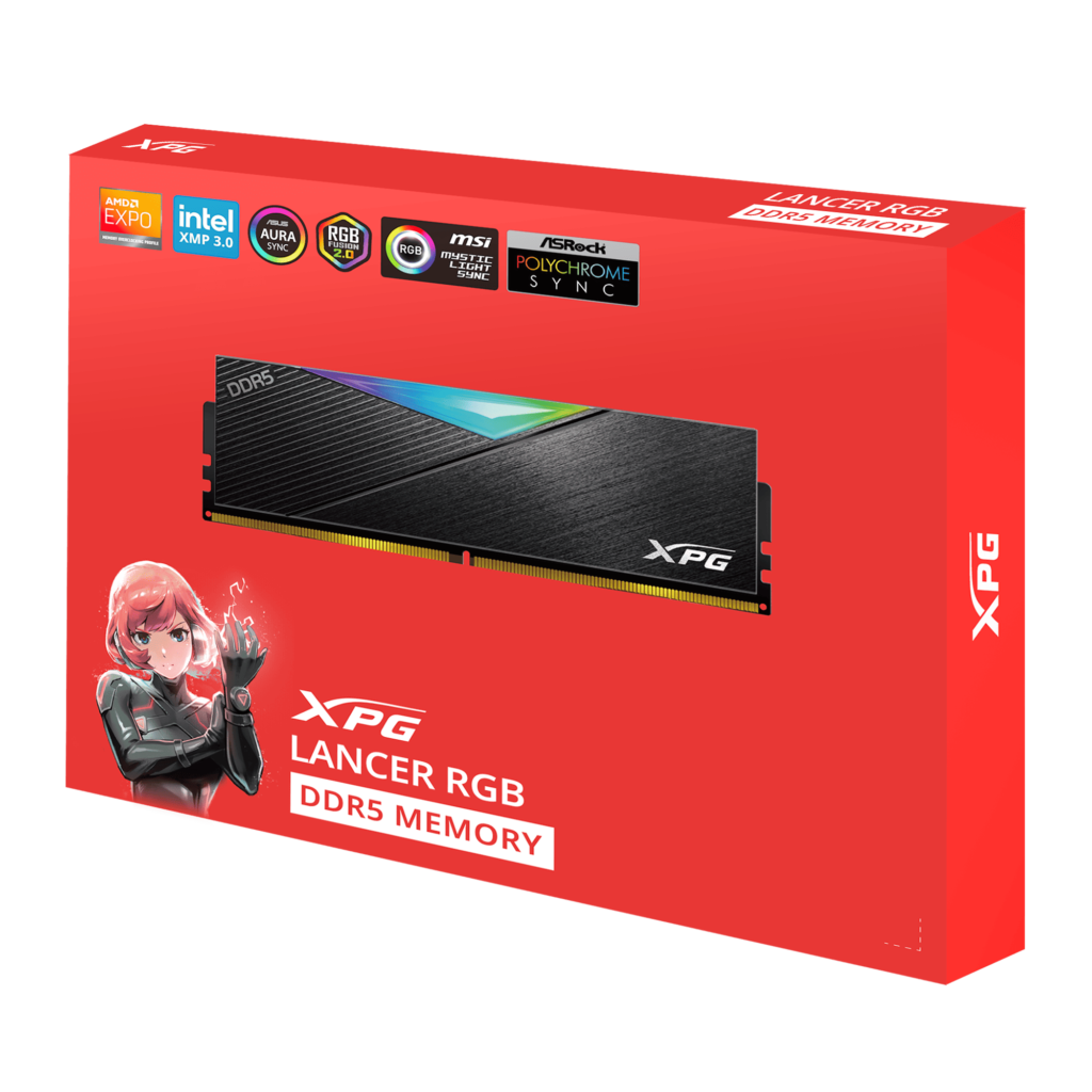 ADATA XPG LANCER RGB DDR5 U-DIMM | RAM-AXLRD5U